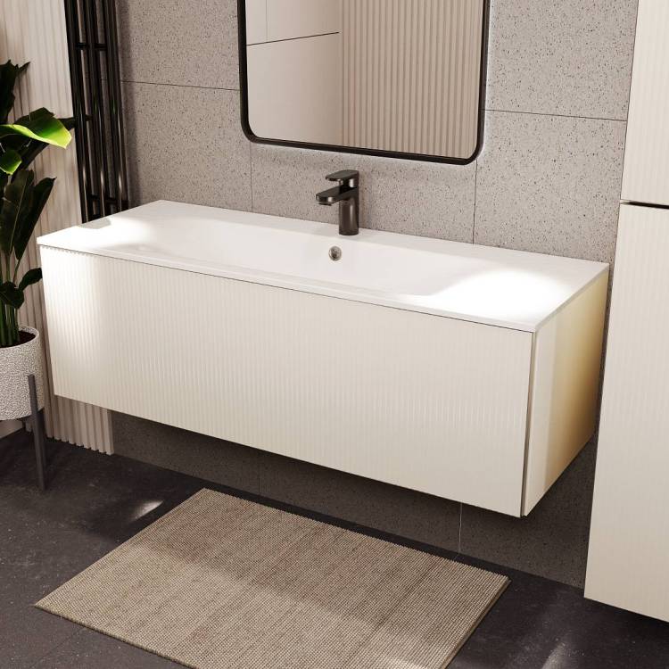Тумба с раковиной Terminus Euromix EUR101201900101OSL айвори, 120x38