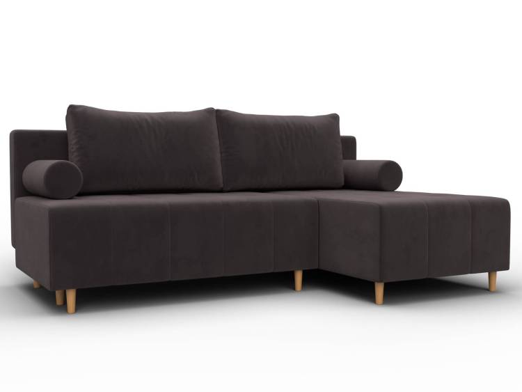 Диван угловой Лига Диванов Лига-102 134793 Коричневый