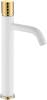 Смеситель для раковины Boheme Stick 122-WG White Diamond Gold