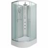 Душевая кабина Niagara Classic 330844RBKTG 100x80x240 с гидромассажем