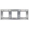 Рамка 3-постовая IEK Skandy SK-M32-M-K50 никель фото 2