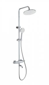 Душевая стойка Wonzon & Woghand WW-B3031-A3-CR с термостатом, хром