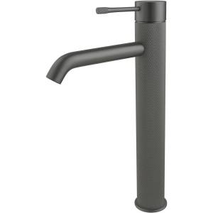 Смеситель для раковины Allen Brau Priority 5.31C02-MG высокий, брашированный серый