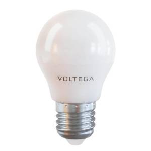 Лампа светодиодная Voltega Simple E27 7W 4000K матовая VG2-G45E27cold7W 7053