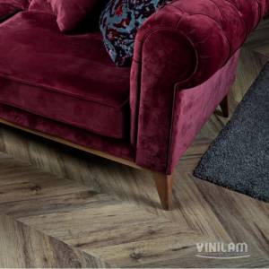 LVT Ламинат Vinilam Parquet Chevron Glue 2.5/42 4V I107516 Шеврон Лувр 690x115