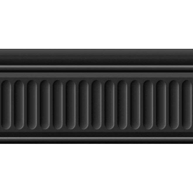 Бордюр Kerama Marazzi Бланше 19049/3F Черный Структурированный 9.9x20