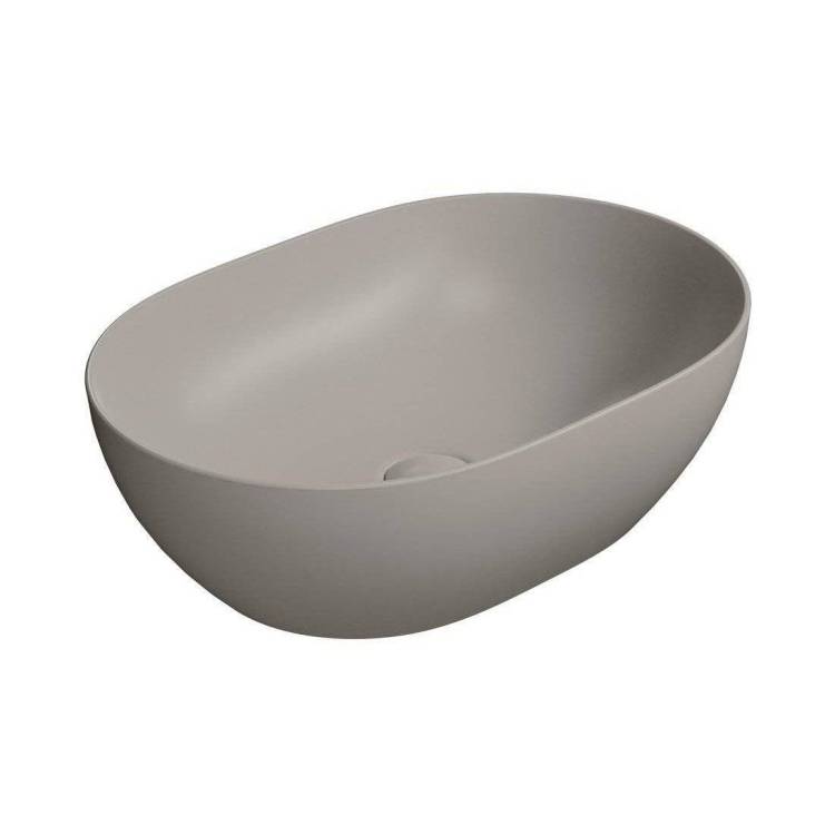 Раковина GSI Pura 886005 50 см, серо-бежевая матовая