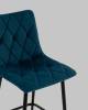 Стул полубарный Stool Group Одди Diamond AV 443PB-Cdoc-9005(PP) синий, велюр фото 8