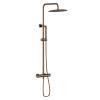 Душевая стойка Knotlor Eclipse SS-24/RB с термостатом, бронза