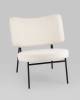 Кресло Stool Group District Lounge LV-101-S000-01 букле белый