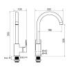 Смеситель для кухни Knotlor Ergofit KN-31 хром фото 7