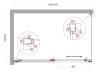 Душевой уголок Belbagno LUCE-AH-1-140/90-C-Cr профиль хром, стекло прозрачное, 140x90x195 фото 6