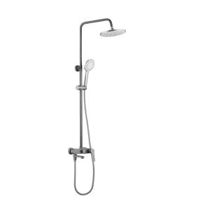 Душевая стойка ESKO ST300GRAPHITE черная, со смесителем