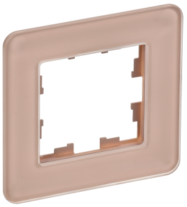 Рамка 1-постовая IEK Brite BR-M12-G-41-K97 розовый