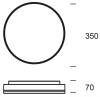 Настенно-потолочный светодиодный светильник Deko-Light Subra 401003 фото 2