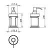Дозатор Langberger Accessories 10923A керамика настольный круглый фото 2