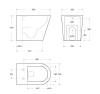 Унитаз приставной BelBagno Flay BB1003CB-TOR/SC безободковый, с сиденьем микролифт, белый фото 11