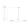 Подвесной светодиодный светильник Arte Lamp Arno A3362SP-25BK фото 2