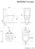 Унитаз-компакт Cerutti Spa Bernina CT10815 безободковый, сиденье микролифт, белый фото 6