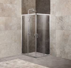 Душевой уголок BelBagno Unique A-2-75/90-P-Cr