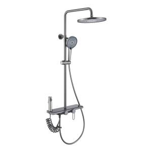 Душевая стойка Olive'S Kabrera 37294KBGM с гигиеническим душем, оружейная сталь