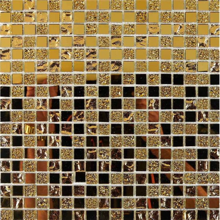 Мозаика из зеркала Pixel Mosaic Стеклянная мозаика PIX710 (1.5x1.5) 30x30