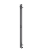 Полотенцесушитель электрический Comfysan Alto 013325 EC-2 120/10 черный матовый