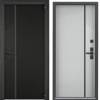 Входная стальная дверь Torex ULTIMATUM NEXT 1742274 ЛКП Насыщеный чёрный/ЛКП Clear 2050x880