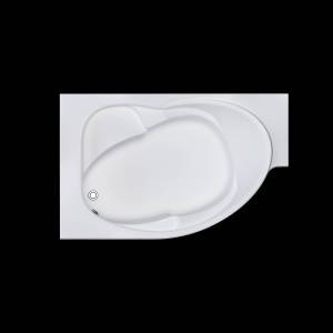 Акриловая ванна Marka One Ergonomika 175x110 левая, с каркасом