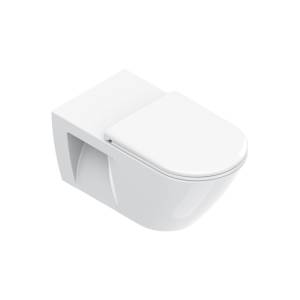 Унитаз подвесной Catalano Comfort 0911700001 с сиденьем микролифт, белый
