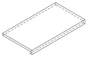 Ступень Italon Фоссил X2 620070003050 Блэк фронтальный 33x120