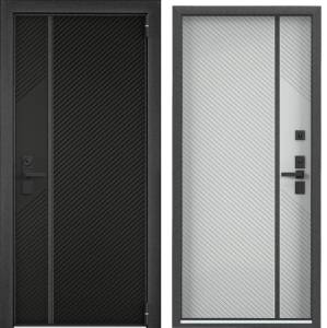 Входная стальная дверь Torex ULTIMATUM NEXT 1742274 ЛКП Насыщеный чёрный/ЛКП Clear 2050x880