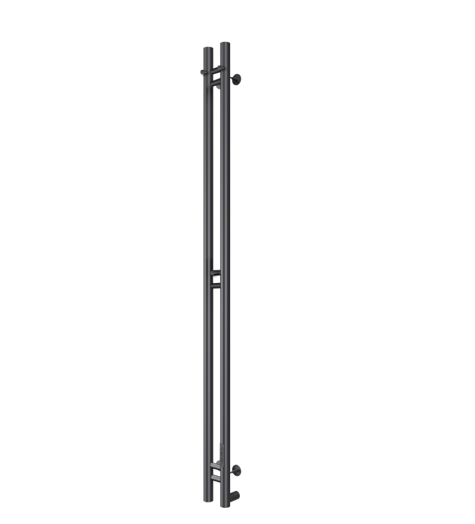 Полотенцесушитель электрический Comfysan Alto 013325 EC-2 120/10 черный матовый