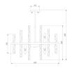 Подвесная люстра Bogates Hollis 367/9 Smart фото 3