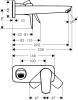 Смеситель для раковины Hansgrohe Talis E 71734140 фото 2
