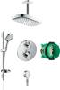 Душевой комплект Hansgrohe Raindance Select E 300 (2 jet) 27384000 + 26630000 + 27506000 + 15758000