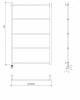 Полотенцесушитель электрический Secado Корсико 4673739251621 Grado 60x50, R, черный матовый фото 3