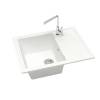 Мойка кухонная Maretti Kitchen FL575-WH белый, 57.5x47 фото 2
