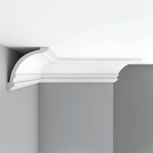 Плинтус потолочный гладкий DECOMASTER 96273 240x14.8x15.5