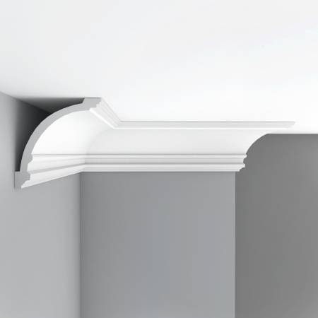 Плинтус потолочный гладкий DECOMASTER 96273 240x14.8x15.5