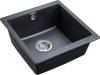 Комплект Paulmark Brilon PM104546-BLM черный металлик + Смеситель Paulmark Holstein Ho212063-418 для кухонной мойки, черный металлик фото 3