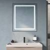 Зеркало BelBagno SPC-KRAFT-700-800-SENS-NERO с подсветкой и сенсорным выключателем, 80x70 фото 7
