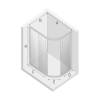 Душевое ограждение NEW TRENDY NEW VARIA 120x85x190 K-0509 (хром) фото 3