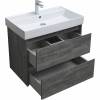Тумба с раковиной Aquanet Nova Lite 75 305239 подвесная, дуб серый фото 8