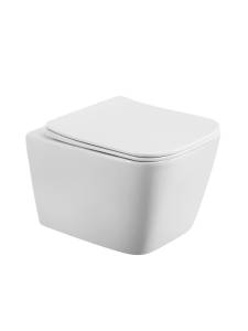 Унитаз подвесной BelBagno Kraft BB7106CH-TOR/SC безободковый, сиденье микролифт Унитаз подвесной BelBagno Kraft BB7106CH-TOR/SC безободковый, сиденье микролифт
