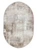 Ковер Kaplanser Shine 9697A Fallox/Beige Овал 0.8x1.5