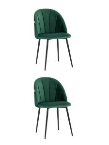 Набор из 2 стульев Stool Group Логан AV 413-Cdf-08 X2 зеленый, велюр