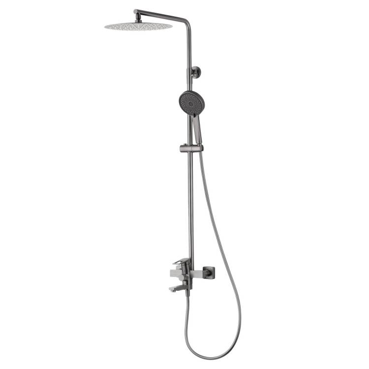 Душевая стойка Wonzon & Woghand WW-88739010-BGM темный графит