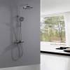 Душевая стойка Abber Thermostat AF8516NGL с термостатом и изливом, никель фото 2