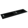 Раковина Ceramica Nova Grace CN7023MB черный матовый, 161x45.7